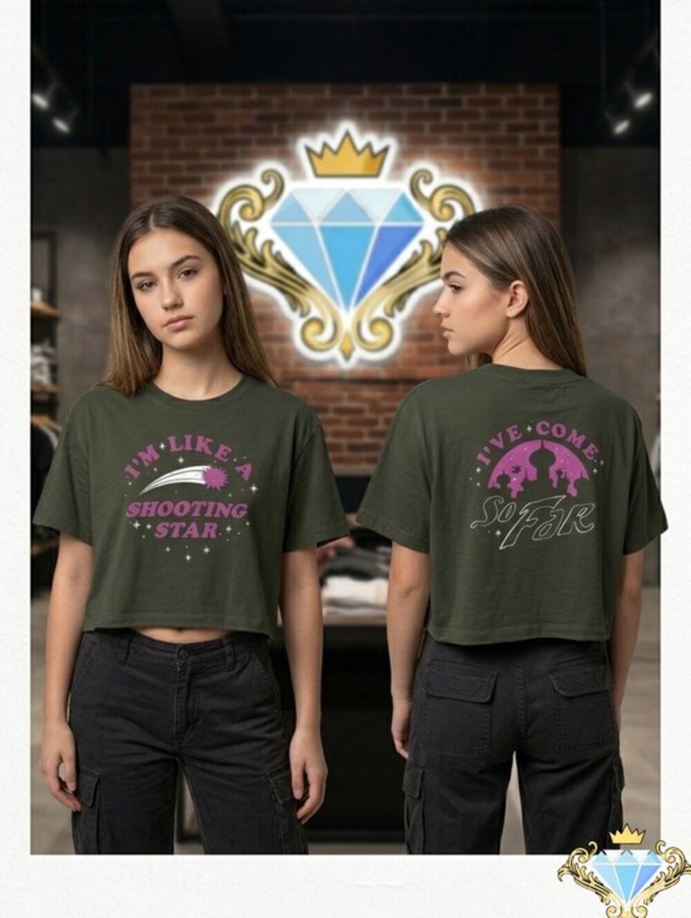 Disney x Junk Food Vintage Gray Cropped Aladdin Graphic Tee Size XL Streetwear